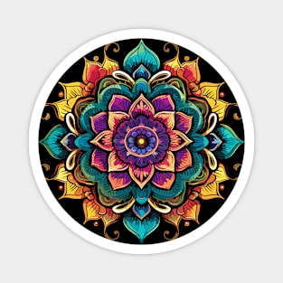 Mandala Flower Pattern Magnet